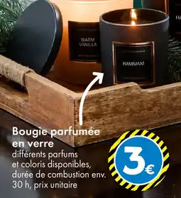 TEDi Bougie parfumée en verre offre