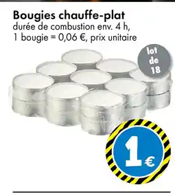 TEDi Bougies chauffe-plat offre