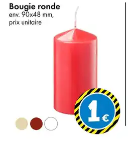 TEDi Bougie ronde offre