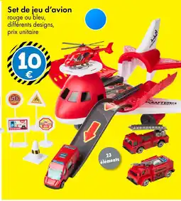 TEDi Set de jeu d'avion offre