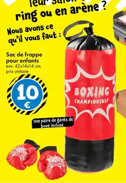 TEDi Sac de frappe pour enfants offre
