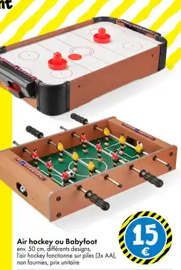 TEDi Air hockey ou Babyfoot offre