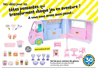 TEDi Set de jeux camion de glaces offre