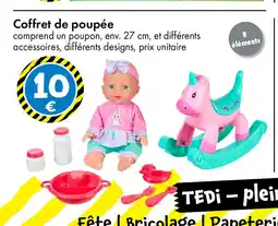 TEDi Coffret de poupée offre