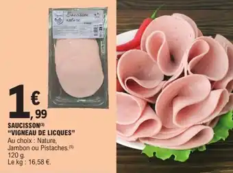 E.Leclerc Saucisson vigneau de licques offre