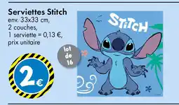 TEDi Serviettes Stitch offre
