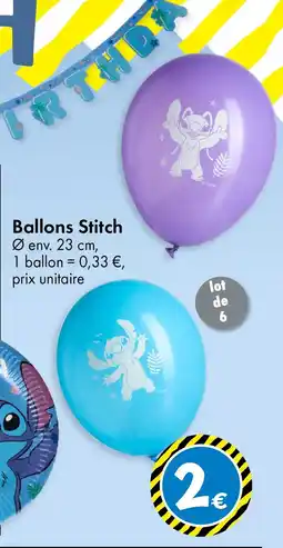 TEDi Ballons Stitch offre