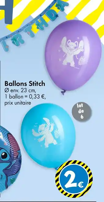 TEDi Ballons Stitch offre