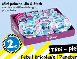 TEDi Mini peluche Lilo & Stitch offre