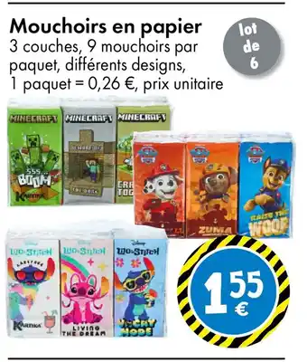 TEDi Mouchoirs en papier offre