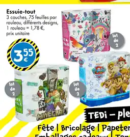 TEDi Essuie-tout offre