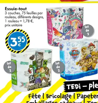 TEDi Essuie-tout offre