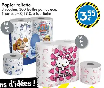 TEDi Papier toilette offre