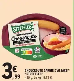 E.Leclerc Choucroute garnie d'alsace stoeffler offre