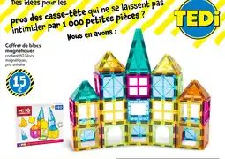 TEDi Coffret de blocs magnétiques offre