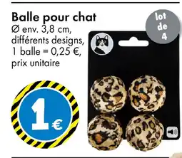 TEDi Balle pour chat offre