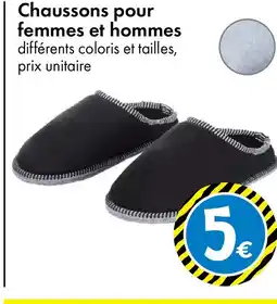 TEDi Chaussons pour femmes et hommes offre
