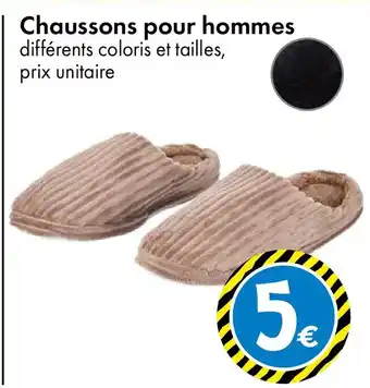 TEDi Chaussons pour hommes offre