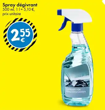 TEDi Spray dégivrant offre