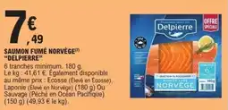 E.Leclerc Saumon fumé norvège delpierre offre