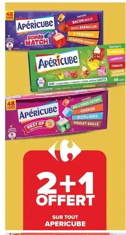 Carrefour APERICUBE Sur tout offre