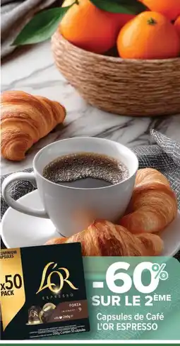 Carrefour L'OR ESPRESSO Capsules de Café offre