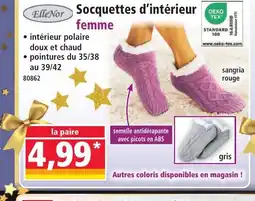 Norma ELLE NOR Socquettes d'intérieur offre
