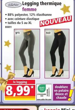 Norma ELLE NOR Legging thermique femme offre