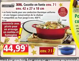 Norma CARRETTA Cocotte en fonte offre