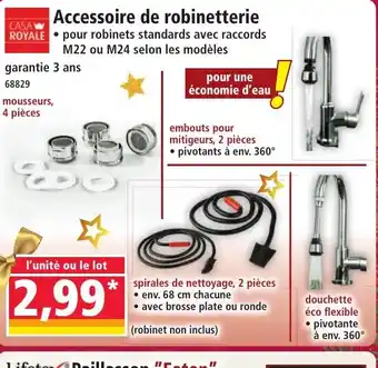 Norma CASA ROYALE Accessoire de robinetterie offre