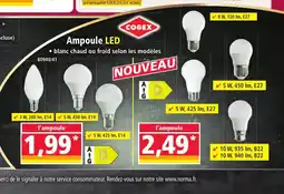Norma Ampoule LED offre