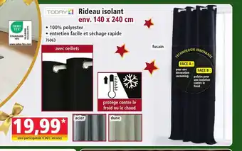 Norma TODAY Rideau isolant offre