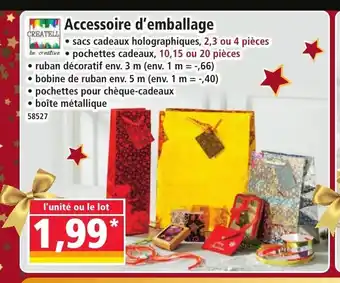 Norma CREATELLI Accessoire d'emballage offre