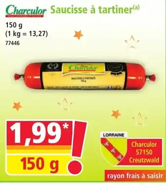 Norma CHARCULOR Saucisse à tartiner offre