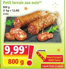 Norma Petit lorrain aux noix offre
