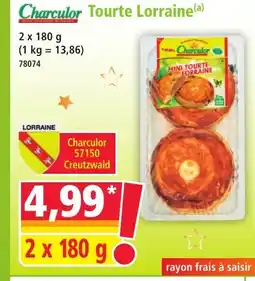 Norma CHARCULOR Tourte Lorraince offre