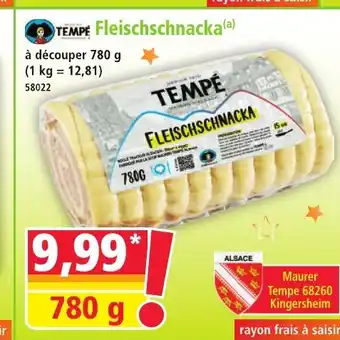 Norma TEMPE Fleischschnacka offre