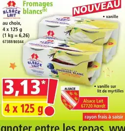 Norma ALSACE LAIT Fromages blancs offre
