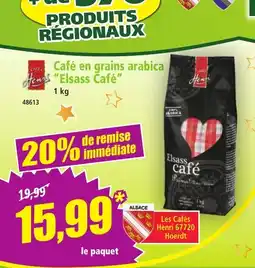 Norma ELSASS CAFÉ Café en grains arabica offre