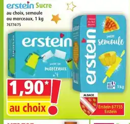 Norma ERSTIN Sucre offre