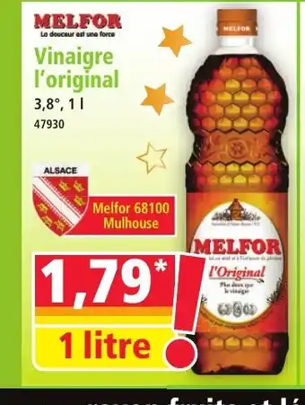 Norma MELFOR Vinaigre l'original offre