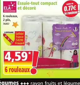 Norma Essuie-tout compact et décoré offre