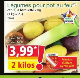 Norma Légumes pour pot au feu offre