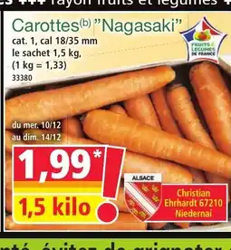 Norma Carottes Nagasaki offre
