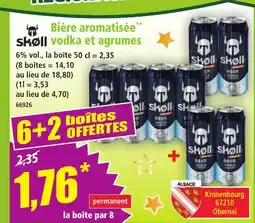 Norma SHOLL Bière aromatisée vodka et agrumes offre