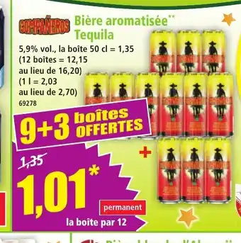 Norma COMPAÑEROS Bière aromatisée Tequila offre