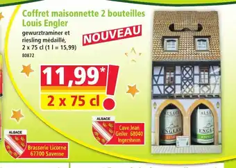 Norma Coffret maisonnette 2 bouteilles Louis Engler offre