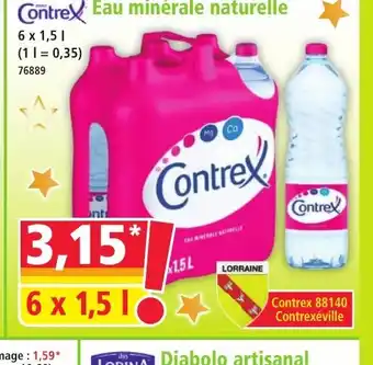 Norma CONTREX Eau minérale naturelle offre