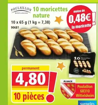 Norma POULAILLON 10 moricettes nature offre