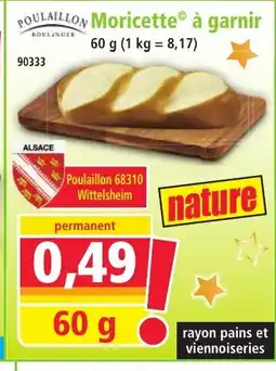 Norma POULAILLON Moricette à garnir offre